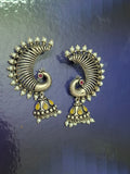 Peacock Pearl Earrings