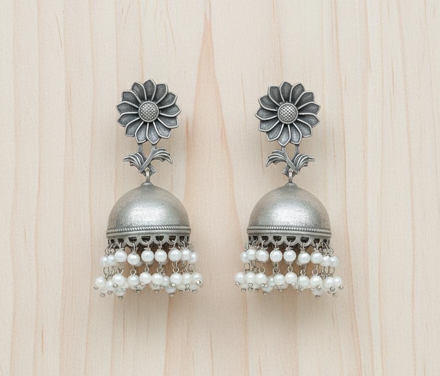 Floral Jhumka