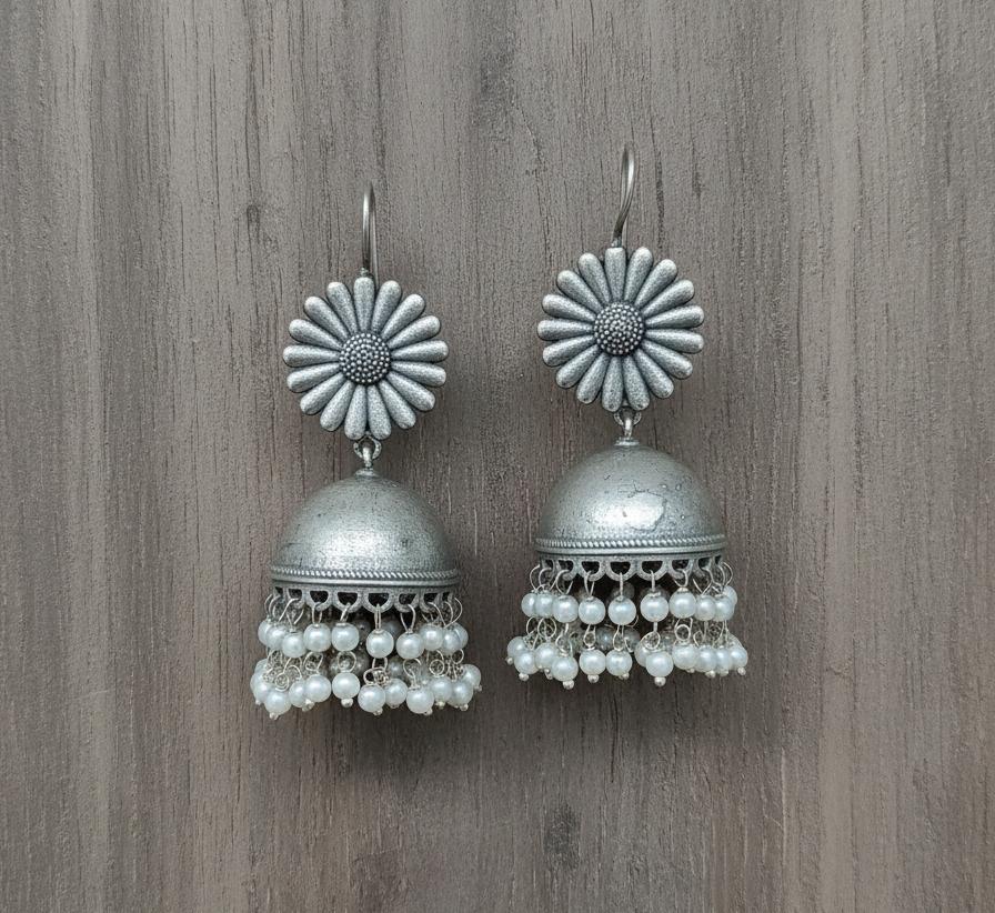 Floral Jhumka