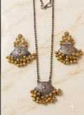 Dual Tone Silver Lookalike Set