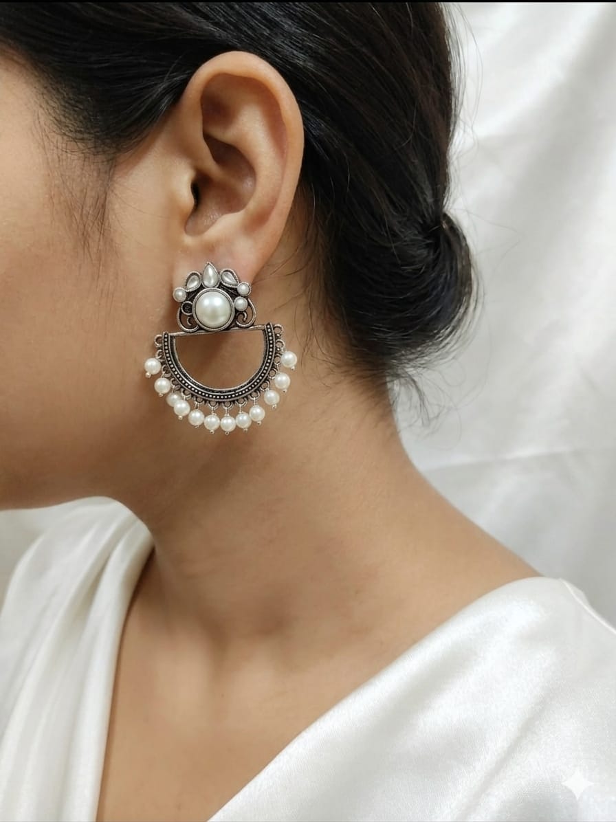 Half Circle Studs Dangler