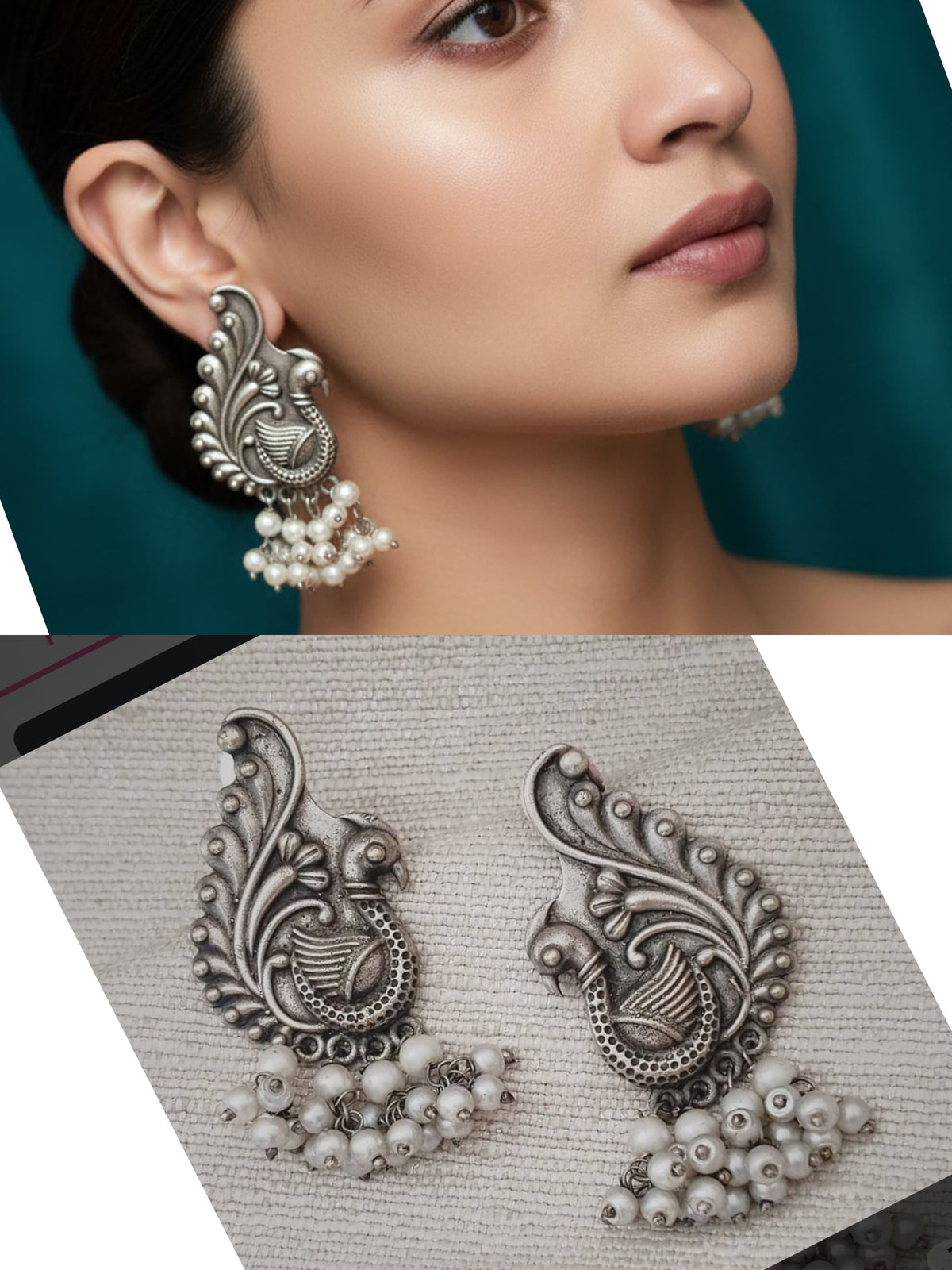 Peacock Earrings