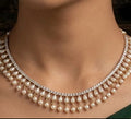 Evergreen White pearl Set